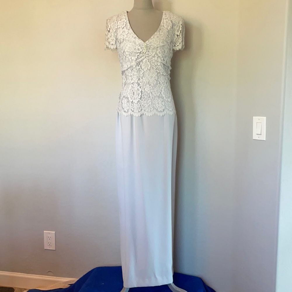 Mother of the Bride Lace Column Dress 12
